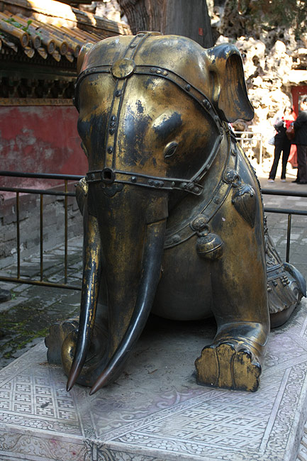 Пекин, Экскурсия по Запретному Городу, В Императорском Саду (Beijing, Forbidden City, Imperial Garden)