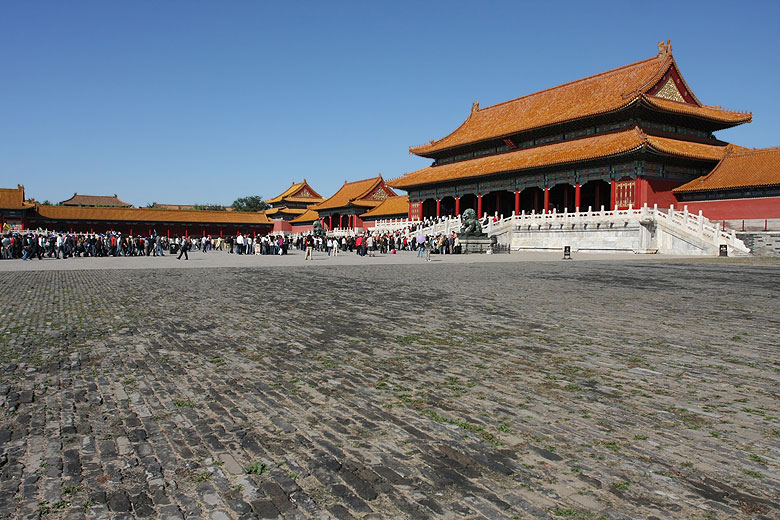 Пекин, Экскурсия по Запретному Городу, Ворота Высшей Гармонии (Beijing, Forbidden City, Gate of Supreme Harmony)