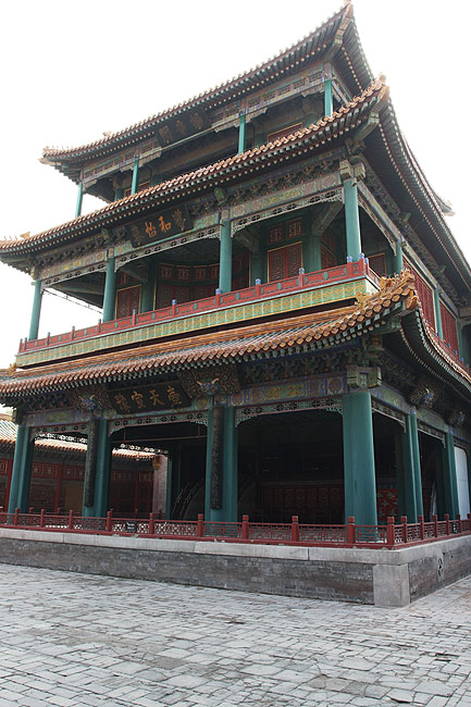 Пекин, Экскурсия по Запретному Городу, Павильон Веселой Музыки (Beijing, Forbidden City, Pavilion of Pleasant Sound)