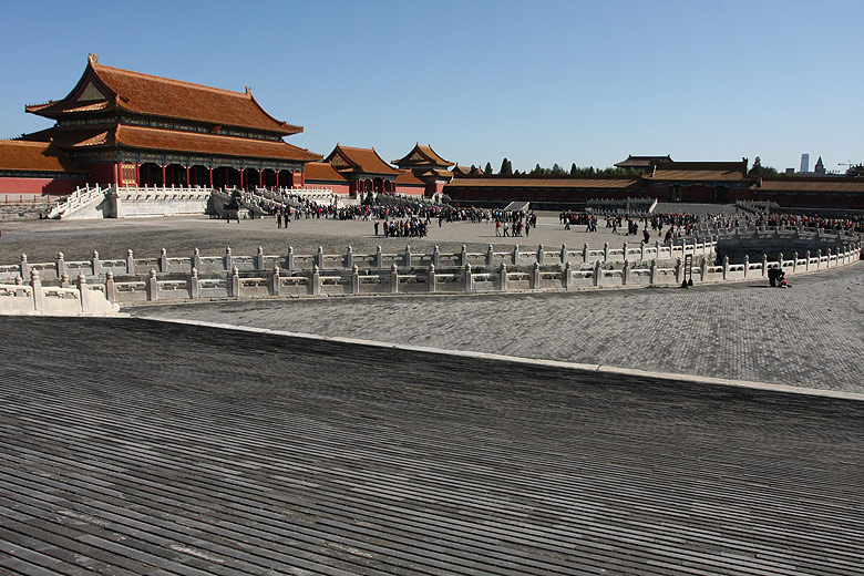 Пекин, Экскурсия по Запретному Городу, Ворота Высшей Гармонии (Beijing, Forbidden City, Gate of Supreme Harmony)