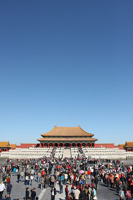 Пекин, Экскурсия по Запретному Городу, Зал Высшей Гармонии (Beijing, Forbidden City, Hall of Supreme Harmony)