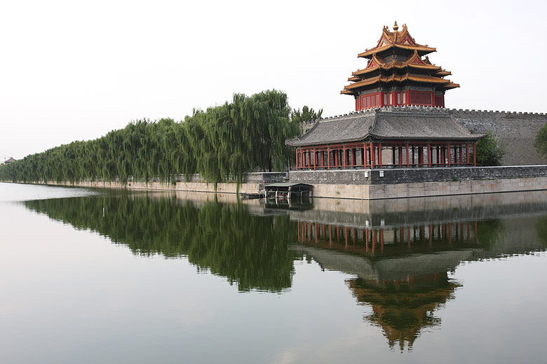 Пекин, Экскурсия по Запретному Городу, Угловая Башня (Beijing, Forbidden City, Corner Tower)