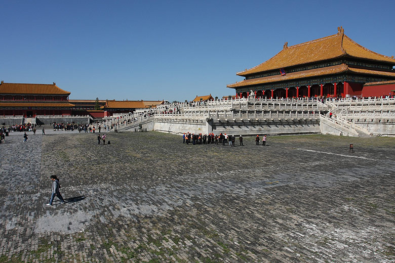 Пекин, Экскурсия по Запретному Городу, Зал Высшей Гармонии (Beijing, Forbidden City, Hall of Supreme Harmony)