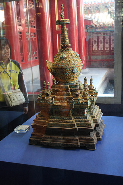 Пекин, Экскурсия по Запретному Городу, Экспонаты с Выставки Сокровищ (Beijing, Forbidden City, Treasure Exhibition)