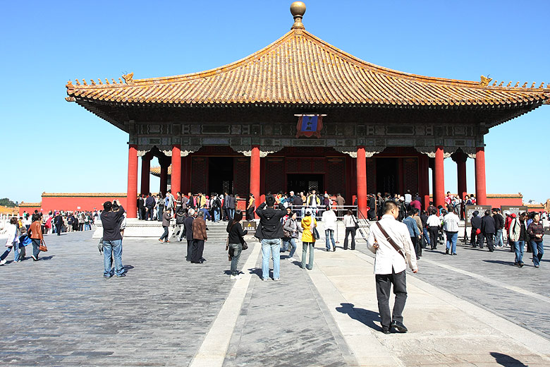 Пекин, Экскурсия по Запретному Городу, Зал Центральной Гармонии (Beijing, Forbidden City, Hall of Middle Harmony)