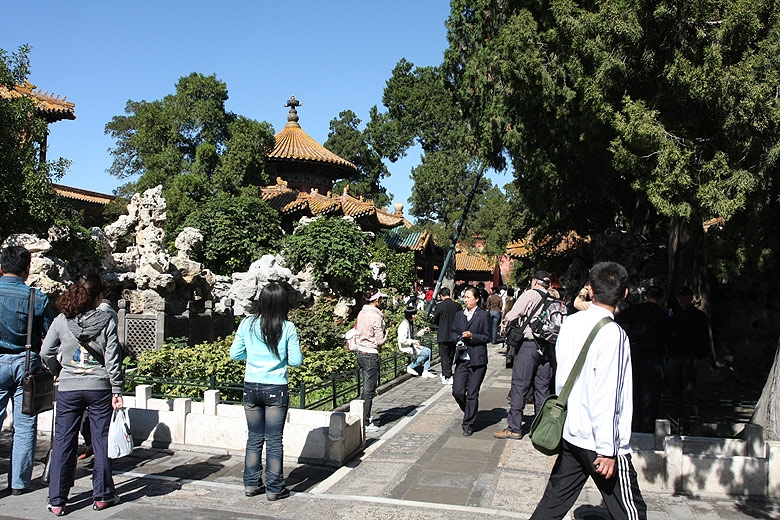 Пекин, Экскурсия по Запретному Городу, В Императорском Саду (Beijing, Forbidden City, Imperial Garden)