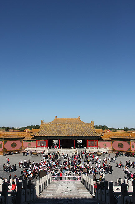 Пекин, Экскурсия по Запретному Городу, Ворота Небесной Чистоты (Beijing, Forbidden City, Gate of Celestial Purity)