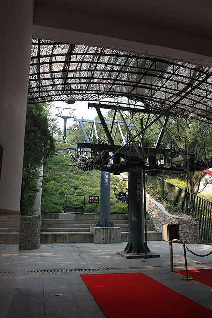 Пекин, Парк Ароматных Холмов, Нижняя станция канатной дороги (Beijing, Fragrant Hills Park, Ropeway lower station)