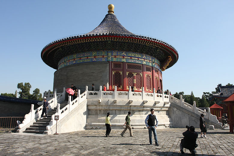 Пекин, Экскурсия по Храму Неба, Императорский Небосвод (Beijing, Temple of Heaven, Imperial Vault of Heaven)