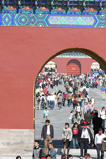 Пекин, Экскурсия по Храму Неба, Ворота Чэнчжэнь (Beijing, Temple of Heaven, Chengzhen Gate)