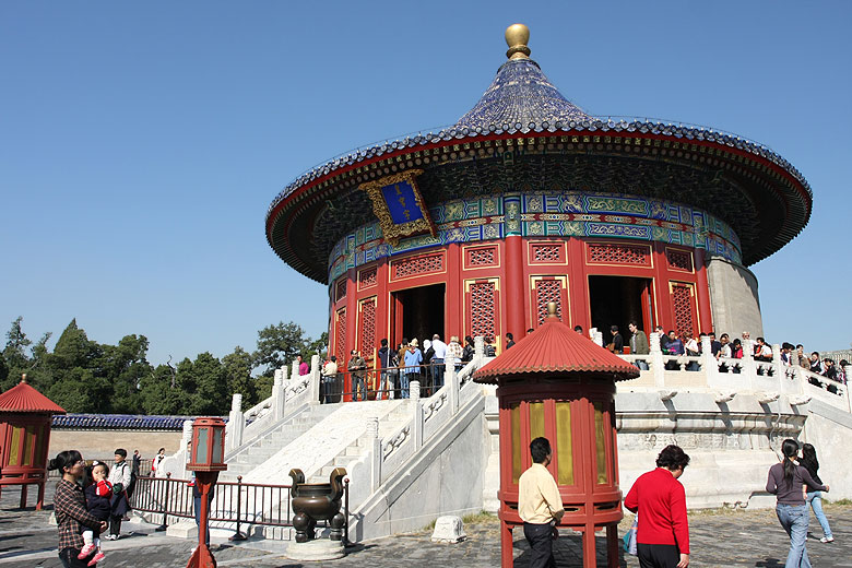 Пекин, Экскурсия по Храму Неба, Императорский Небосвод (Beijing, Temple of Heaven, Imperial Vault of Heaven)