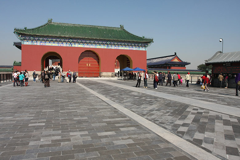 Пекин, Экскурсия по Храму Неба, Южные Кирпичные Ворота (Beijing, Temple of Heaven, Southern Brick Gate)