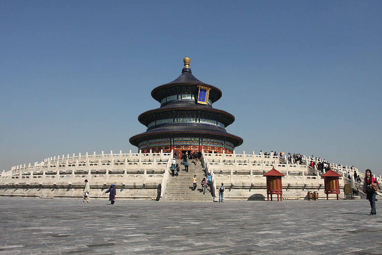 Пекин, Экскурсия по Храму Неба, Зал Молитв о Хорошем Урожае (Beijing, Temple of Heaven, Hall of Prayer for Good Harvest)