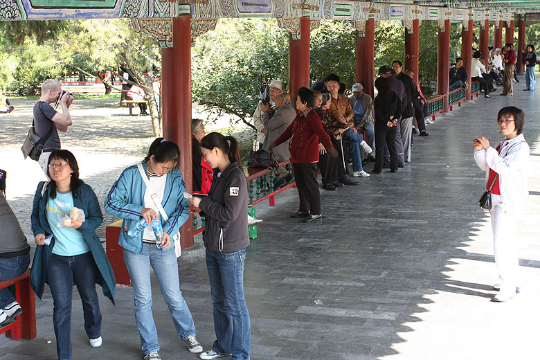 Пекин, Экскурсия по Храму Неба, Длинный Коридор (Beijing, Temple of Heaven, Long Corridor)
