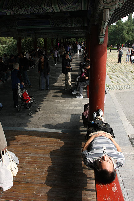 Пекин, Экскурсия по Храму Неба, Длинный Коридор (Beijing, Temple of Heaven, Long Corridor)