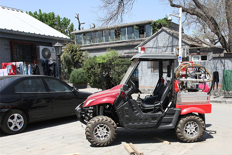 Пекин, Район Шичахай, Машина пожарной команды Шичахая (Beijing, Shichahai, Fire fighting car of Shichahai neighbourhood)
