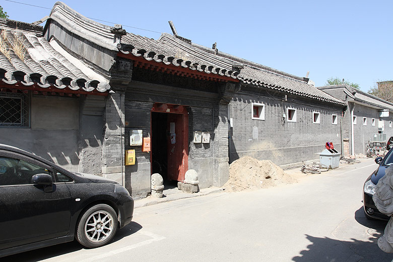 Пекин, Район улицы Наньлогу, Вход в Аллею Наньлогу (Beijing, Nanluogu Alley Area, Entrance to Nanluogu Alley)