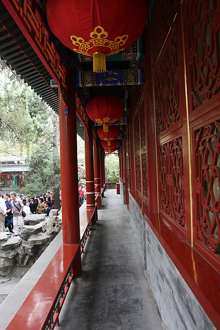 Пекин, Особняк Принца Гуна, Коридор вокруг большого озера (Beijing, Prince Gong's Mansion, Corridor around the Big Lake)