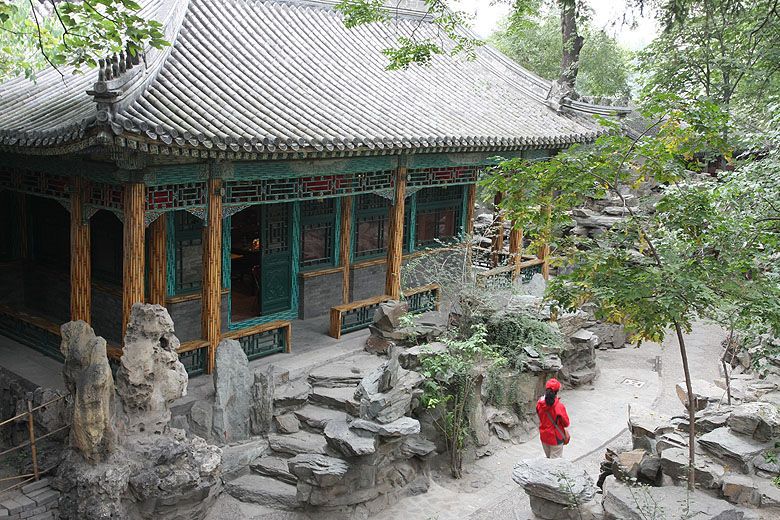 Фото. Зал Летучей Мыши расписанный бамбуковым узором